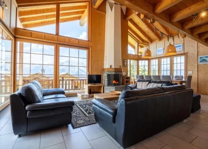 Alpesi faház In With Valley View *